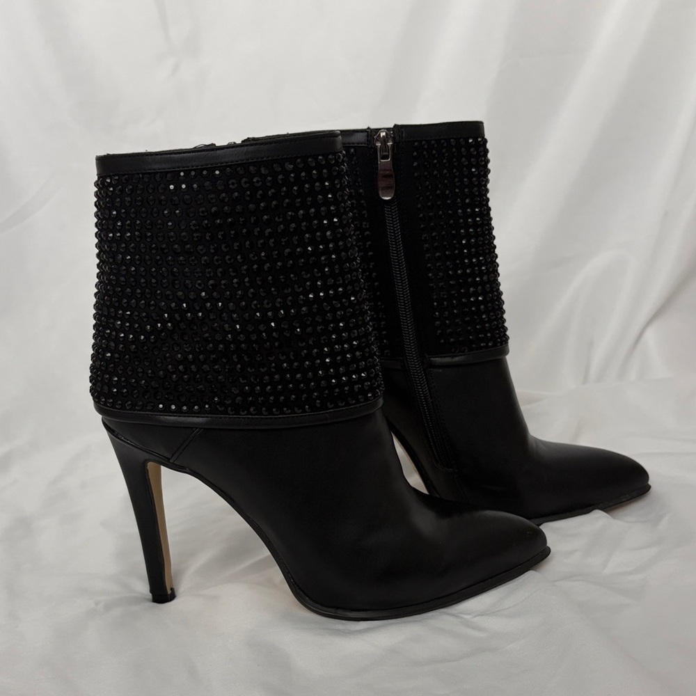 Bata Black Studded Ankle Boots - Picture 2 of 10